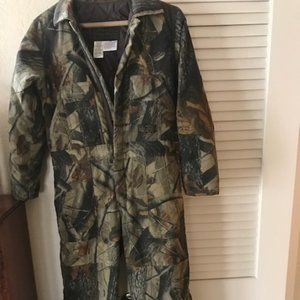 Kids/Junior Insulated camouflaged  overalls